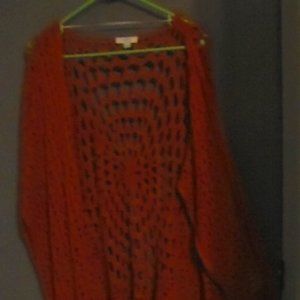 BURNT ORANGE SWEATER VEST SLEEVELESS